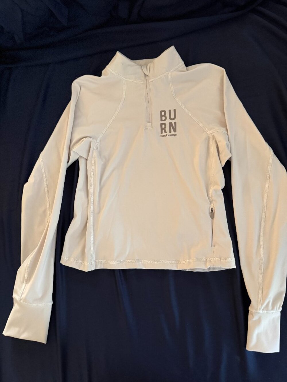 Burn Boot Camp 1/4 Zip Fitted Shirt